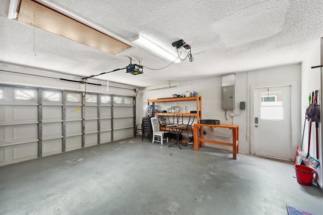 3905 31st Ave W, Bradenton, FL 34205 - garage with electric panel and a garage door opener
