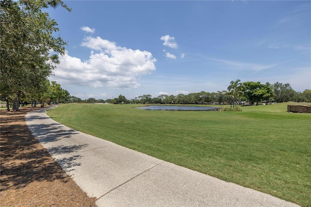 167 Almedo Way NE, Saint Petersburg, FL 33704 - view of community with a water view and a lawn