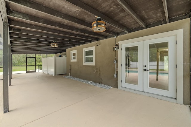 4044 Red Fox Ct, Wesley Chapel, FL 33543 - view of patio / terrace with french doors