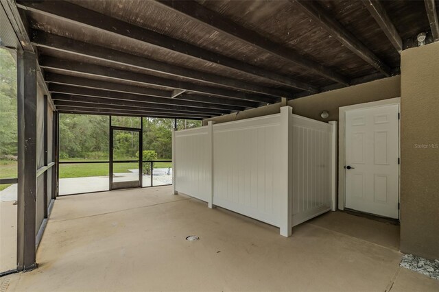 4044 Red Fox Ct, Wesley Chapel, FL 33543 - view of unfurnished sunroom