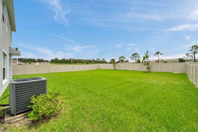 7641 Sail Clover Ln, Zephyrhills, FL 33540 - view of yard with central air condition unit