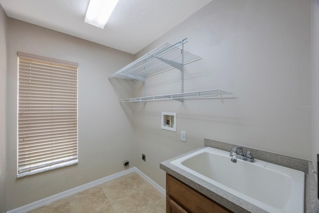 5519 Reflections Blvd, Lutz, FL 33558 - laundry room featuring washer hookup, hookup for an electric dryer, and baseboards