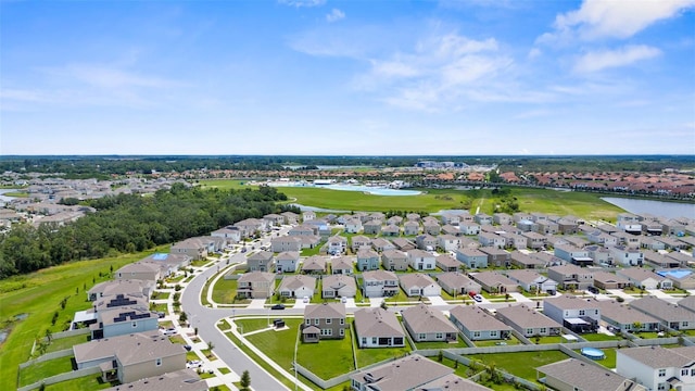 17005 Avon Dive Ln, Wimauma, FL 33598 - aerial perspective of suburban area with a nearby body of water and a golf course