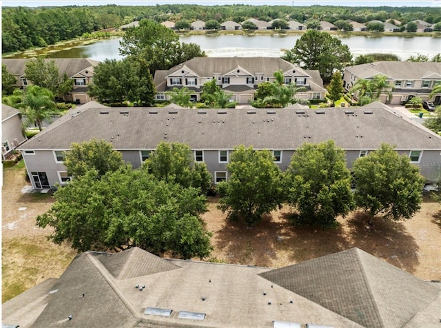 3901 Silverlake Way, Wesley Chapel, FL 33544 - aerial perspective of suburban area featuring a large body of water