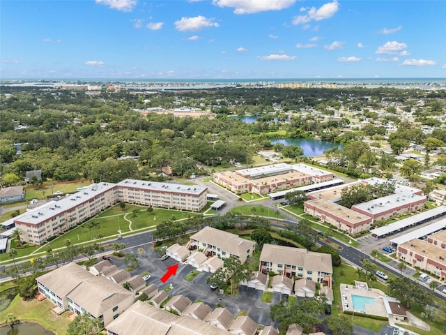 6330 99th Way N Unit 14B, Seminole, FL 33708 - aerial view of a large body of water and apartment complex