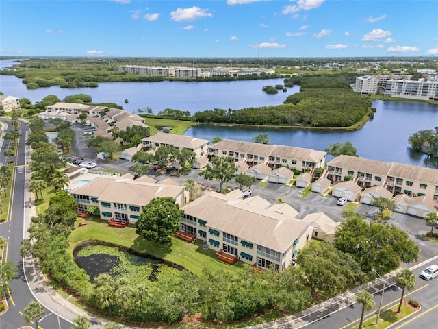 6330 99th Way N Unit 14B, Seminole, FL 33708 - aerial view of a large body of water