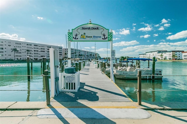 2960 59th St S Unit 303, Gulfport, FL 33707 - dock area with a water view