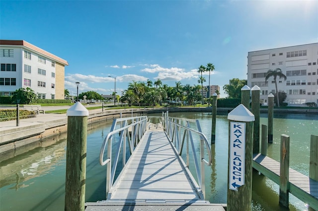 2960 59th St S Unit 303, Gulfport, FL 33707 - dock area with a water view