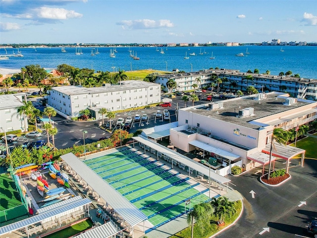 2960 59th St S Unit 303, Gulfport, FL 33707 - bird's eye view of a large body of water and apartment complex