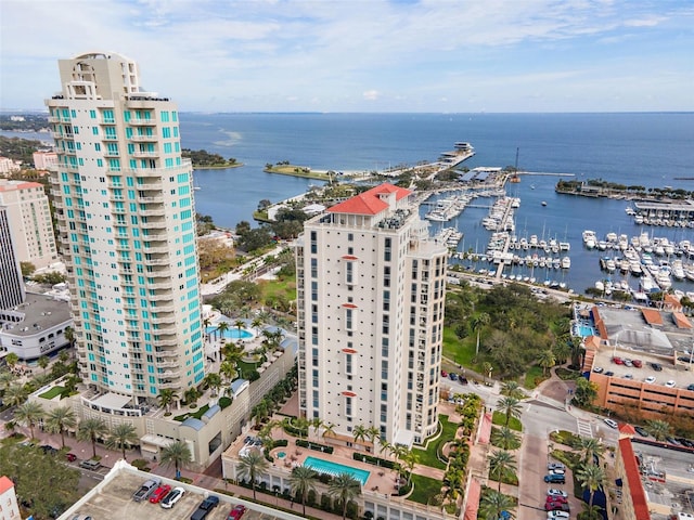 100 Beach Dr NE Unit 301, Saint Petersburg, FL 33701 - view of urban area featuring a large body of water and numerous boat docks