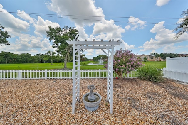 1224 W Del Webb Blvd, Sun City Center, FL 33573 - view of yard with a water view and golf course view