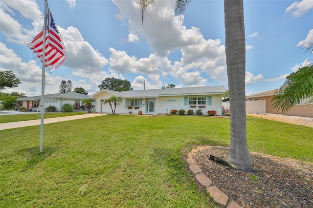 1224 W Del Webb Blvd, Sun City Center, FL 33573 - single story home featuring a garage, concrete driveway, and stucco siding
