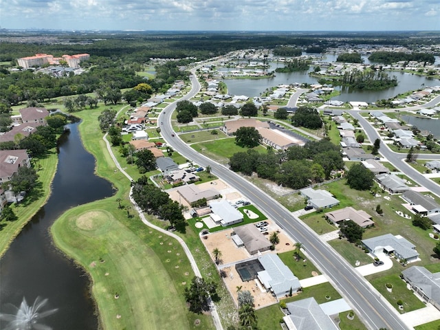 1224 W Del Webb Blvd, Sun City Center, FL 33573 - aerial view of property's location featuring nearby suburban area