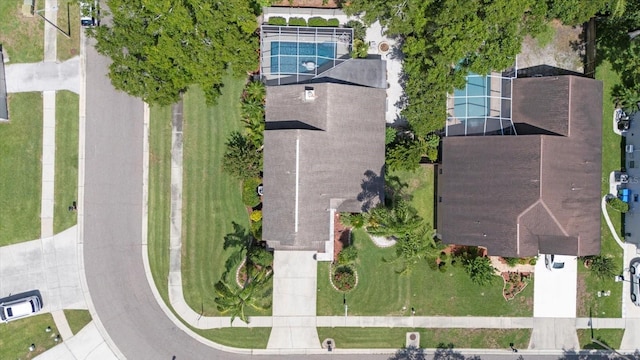 4047 Eagle Cove W Dr, Palm Harbor, FL 34685 - aerial view of a pool