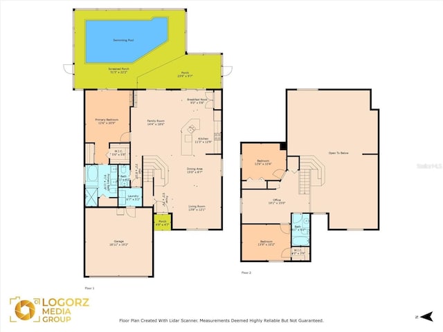 4047 Eagle Cove W Dr, Palm Harbor, FL 34685 - view of property floor plan