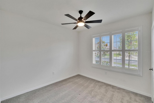 3628 Diving Dove Ln, Bartow, FL 33830 - unfurnished room featuring baseboards, light colored carpet, and ceiling fan