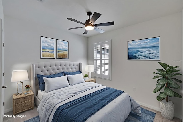 3628 Diving Dove Ln, Bartow, FL 33830 - bedroom featuring carpet and a ceiling fan