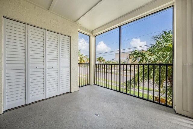 340 Causeway Blvd Unit 105, Dunedin, FL 34698 - view of unfurnished sunroom