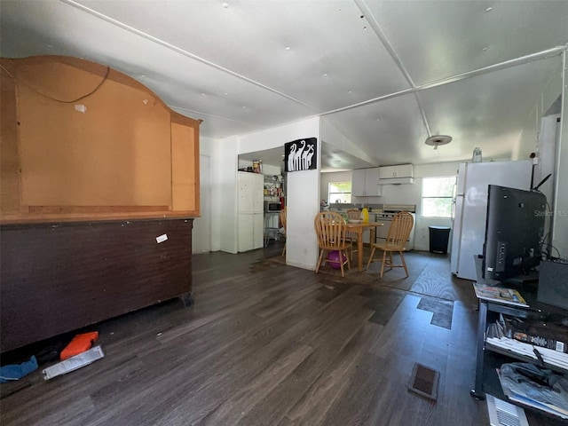 14210 Downing St, Dover, FL 33527 - living room featuring dark wood finished floors
