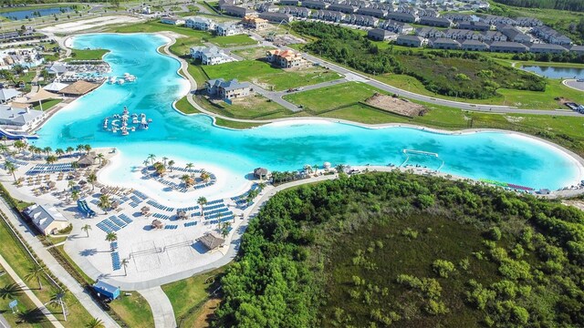 30762 Parrot Reef Ct, Wesley Chapel, FL 33545 - bird's eye view of a large body of water and a pool