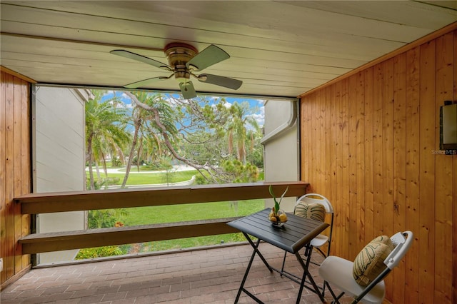 1111 N Bayshore Blvd Unit E10, Clearwater, FL 33759 - sunroom / solarium with ceiling fan