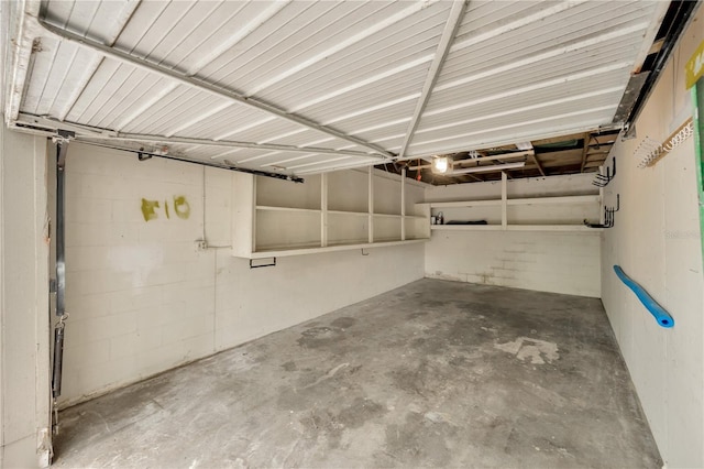 1111 N Bayshore Blvd Unit E10, Clearwater, FL 33759 - garage featuring concrete block wall