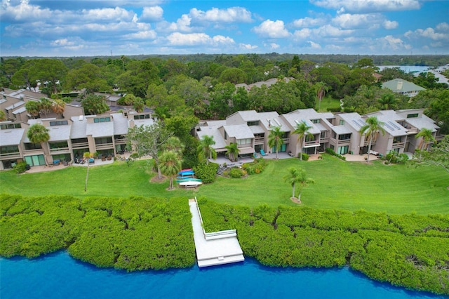 1111 N Bayshore Blvd Unit E10, Clearwater, FL 33759 - aerial view of residential area with a nearby body of water