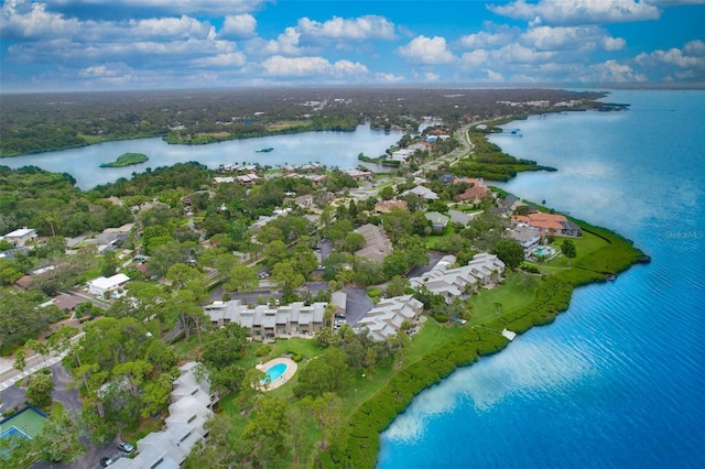 1111 N Bayshore Blvd Unit E10, Clearwater, FL 33759 - aerial view of property's location featuring a nearby body of water and nearby suburban area
