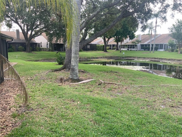 5530 Salem Square Dr N, Palm Harbor, FL 34685 - view of yard with a water view