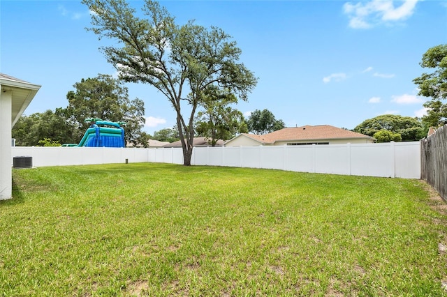 10452 Elgin Blvd, Spring Hill, FL 34608 - view of yard featuring central air condition unit