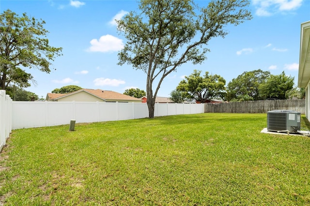 10452 Elgin Blvd, Spring Hill, FL 34608 - view of yard with central AC unit