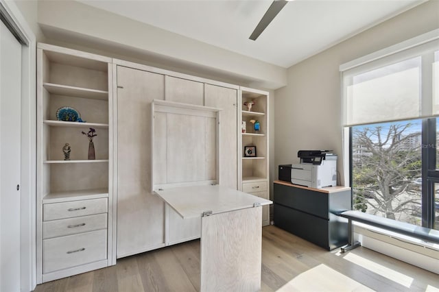 199 Dali Blvd Unit 607, Saint Petersburg, FL 33701 - office space featuring light wood-style flooring and a ceiling fan