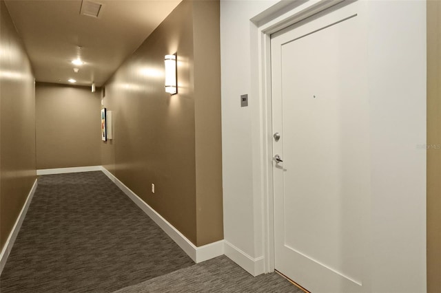 400 4th Ave S Unit 301, Saint Petersburg, FL 33701 - hallway featuring carpet flooring, baseboards, and recessed lighting