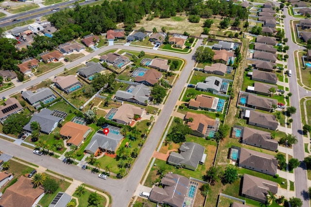 10228 Yellow Pine Way, Hudson, FL 34667 - aerial overview of property's location with nearby suburban area
