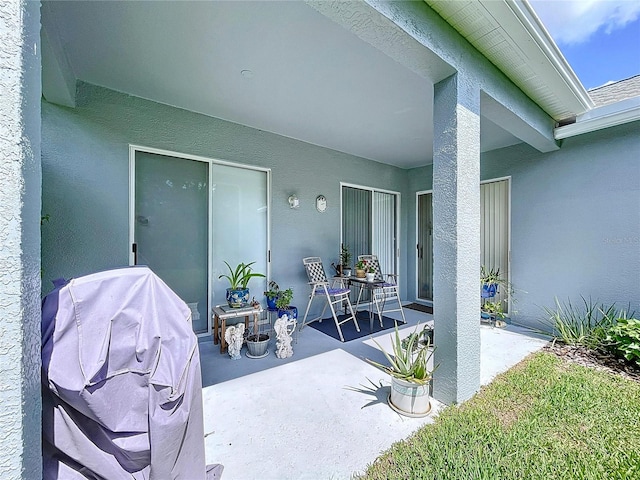 4315 Whittner Dr, Land O Lakes, FL 34639 - view of patio with a grill