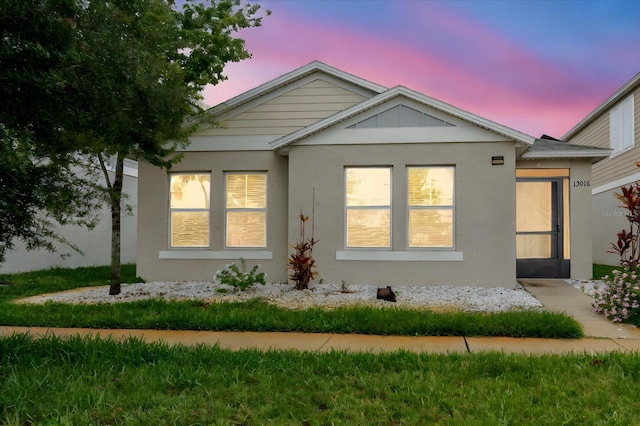 13016 Boggy Creek Dr, Riverview, FL 33579 - view of front of home featuring stucco siding