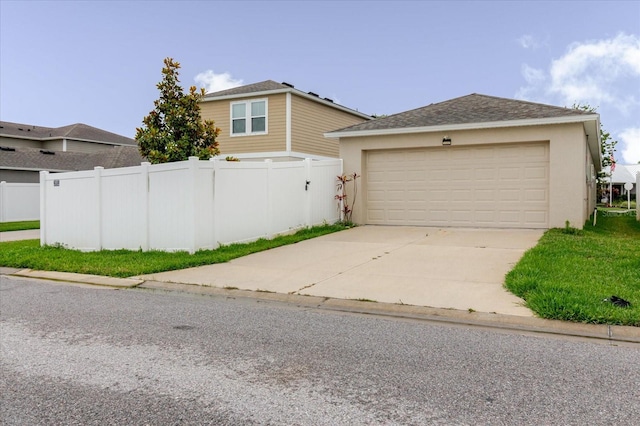13016 Boggy Creek Dr, Riverview, FL 33579 - view of side of property featuring driveway and stucco siding