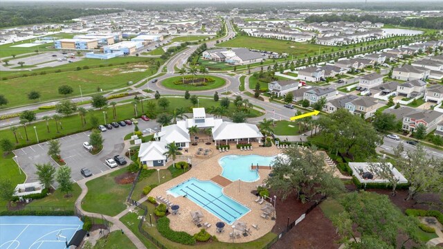 13016 Boggy Creek Dr, Riverview, FL 33579 - view of property location with a pool area and nearby suburban area