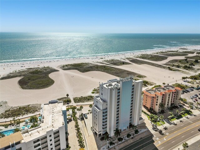 11000 Gulf Blvd Unit 703, Treasure Island, FL 33706 - drone / aerial view of expansive coastline and apartment complex