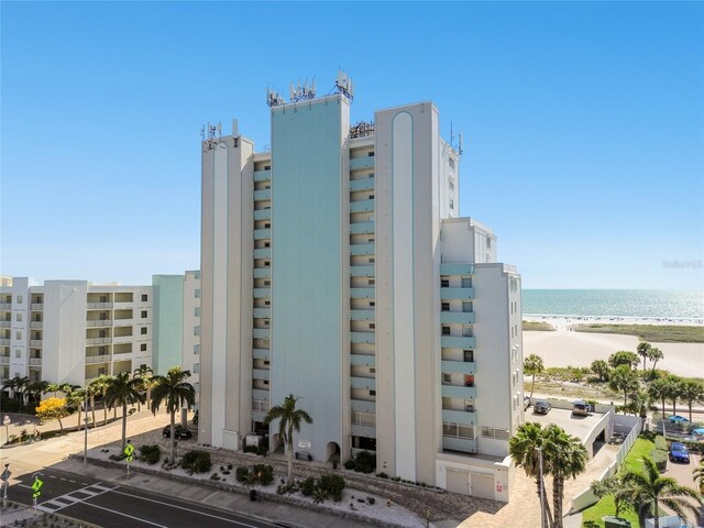 11000 Gulf Blvd Unit 703, Treasure Island, FL 33706 - view of building exterior featuring view of water and beach
