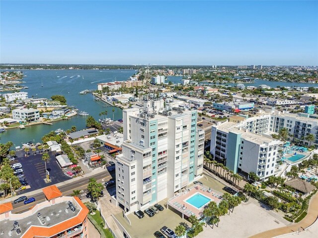 11000 Gulf Blvd Unit 703, Treasure Island, FL 33706 - view of urban area featuring a nearby body of water and a pool area