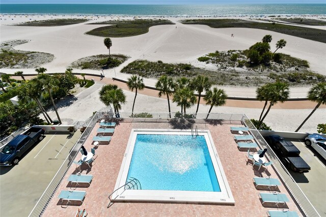 11000 Gulf Blvd Unit 703, Treasure Island, FL 33706 - community pool with a water view