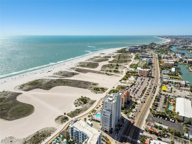 11000 Gulf Blvd Unit 703, Treasure Island, FL 33706 - drone / aerial view of unending shoreline