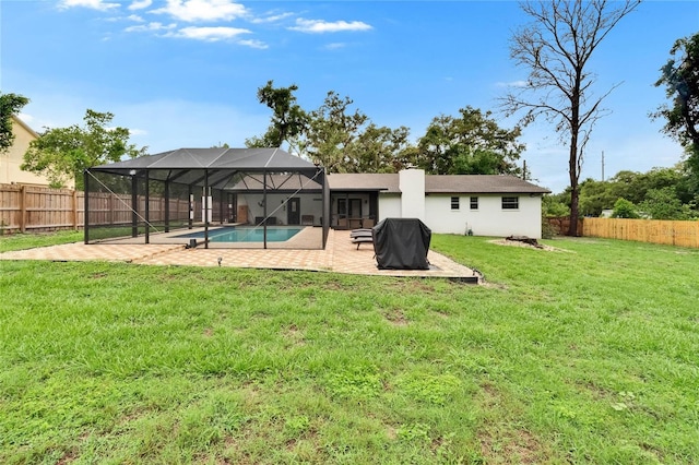 8222 Valrie Ln, Riverview, FL 33569 - back of house with a patio and a lanai