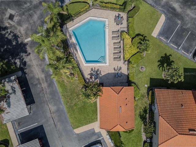 2640 Enterprise Rd E Unit B25, Clearwater, FL 33759 - aerial view of a pool area