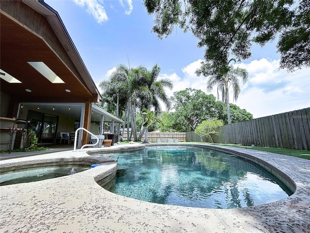 11525 Country Oaks Dr, Tampa, FL 33618 - view of pool with a fenced backyard and a patio