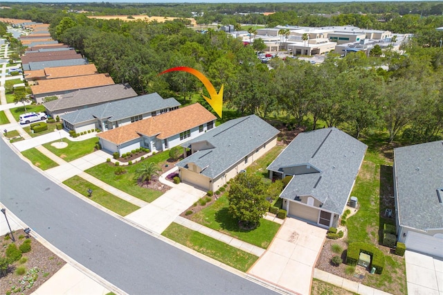 11078 Heathrow Ave, Spring Hill, FL 34609 - aerial perspective of suburban area