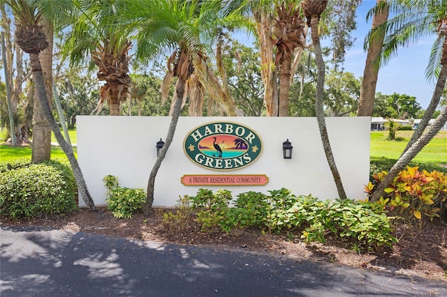 9461 Harbor Greens Way Unit 502, Seminole, FL 33776 - view of community / neighborhood sign