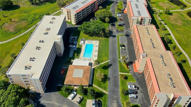 9461 Harbor Greens Way Unit 502, Seminole, FL 33776 - bird's eye view of a pool area