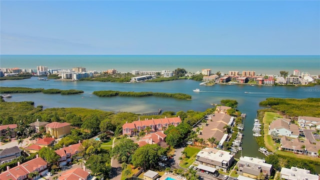 9461 Harbor Greens Way Unit 502, Seminole, FL 33776 - aerial view of property and surrounding area with a large body of water